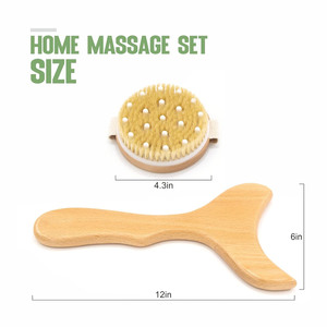 Paddle di drenaggio linfatico e spazzolatura a secco per il corpo, Anti <span class=keywords><strong>Cellulite</strong></span> strumenti di drenaggio linfatico strumento <span class=keywords><strong>con</strong></span> <span class=keywords><strong>spazzola</strong></span> a secco e guasha paddle - Product Image 2
