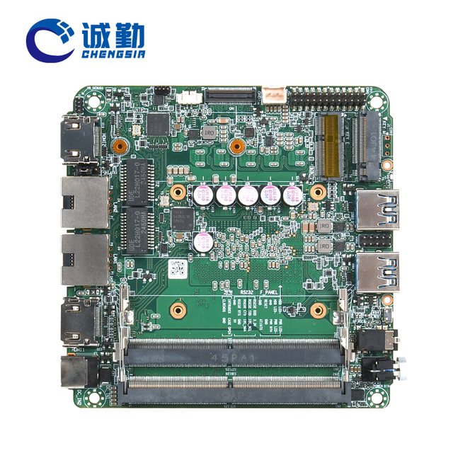 AI 9 365 NUC Motherboard 2*Lan I226-V 2*DDR5 M.2 M-Key 2280 1*RS232 2*USB 2*HD 2*Type-C With 300 Series Processor Nuc Motherboar