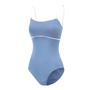 Justaucorps de danse pour femme à fines bretelles et dos nu, pour entraînement de ballet, style camisole - Product Image 1