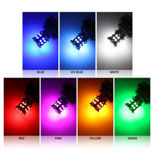 ไฟเบรกรถบรรทุก 24V ไฟเลี้ยว ไฟถอยหลัง หลอดไฟ LED RGB 24V P21W สีขาว เหลือง แดง หลอดไฟ LED Ba15s P21w สำหรับรถบัส - Product Image 5