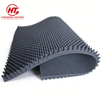 Isolation thermique/sonore en mousse de caoutchouc ondulée, mousse de caoutchouc en forme d'œuf pour l'insonorisation, absorption acoustique