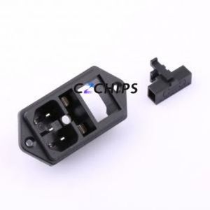 RT-C14B-G00-13-R AC Power Connector Through hole Component (THT) Connector IEC 320-C14 1 3 Panel Mount - Product Image 1