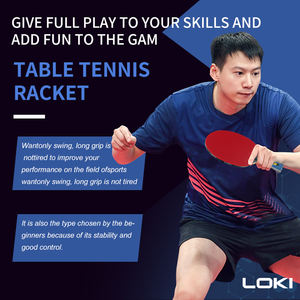 Loki Professionnel <span class=keywords><strong>5</strong></span> Étoiles <span class=keywords><strong>Ping</strong></span> <span class=keywords><strong>Pong</strong></span> Pagaies En Fiber De Carbone Pro <span class=keywords><strong>Raquette</strong></span> De Tennis De Table Avec Sac À Fermeture Éclair Portable - Product Image 4