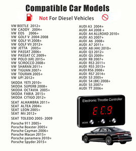 Contrôleur électronique d'accélérateur de <span class=keywords><strong>performance</strong></span> automobile 9 Drive pour Porsche/Audi/Skoda, modes de conduite OEM d'usine 9, amplificateur d'accélérateur - Product Image 2