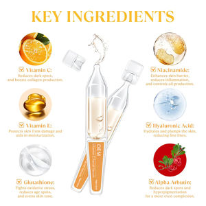 Sérum hydratant anti-âge <span class=keywords><strong>à</strong></span> l'acide hyaluronique de marque privée Ampoule de sérum éclaircissant pour le visage <span class=keywords><strong>à</strong></span> la vitamine C - Product Image 3