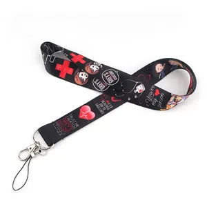 Individuelles Handy Smartphone Handy-Gürteltui Schlüsselband Crossbody-Schlüsselanhänger Anime Lehrer-Schlüsselband