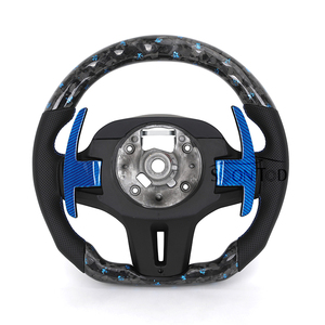 Volante OEM de Fibra de Carbono Forjada, Semiperforado, con Calefacción y Revestimiento de Cuero para BMW G20 G21 G30 G87 M3 <span class=keywords><strong>G8</strong></span> M4 G42 G82 M5 F90 G05 G06 - Product Image 2