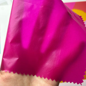 防水通気性生地裏地生地チェック柄無料サンプル530Tタフタ生地ダウンジャケット - Product Image 4