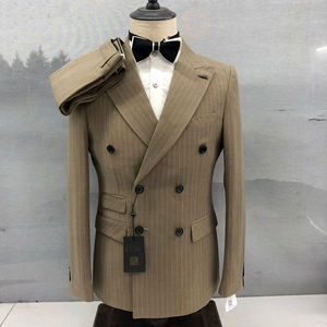 <span class=keywords><strong>Costume</strong></span> de banquet de <span class=keywords><strong>mariage</strong></span> noir à simple boutonnage pour hommes, avec braguette à fermeture éclair et devant plat, vêtements d'affaires confortables et respirants de taille XL - Product Image 5