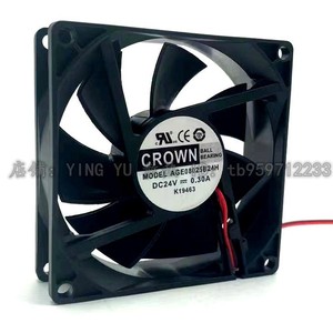 Crown <b>Cooling</b> Fan 120x120x25mm 24V 0.30A Ball Bearing Industrial Computer Chassis <b>Rack</b> - Product Image 1