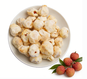 Bulk low-fat freeze-dried lychee whole fruit high-<b>quality</b> healthy <b>sweet</b> flavor OEM available perfect for fruit tea - Product Image 2
