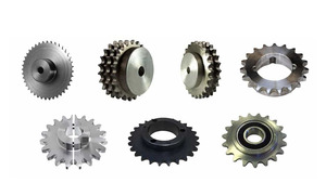 เฟืองสแตนเลสมาตรฐาน ANSI DIN ขนาด 1/4" 1/2" 3/4" 1"  ปรับแต่งจำนวนฟันและขนาดรูสำหรับสายพานลำเลียง - Product Image 3