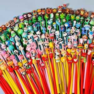 Promoción: Bolígrafos de Gel de Goma con Forma de Fruta 3D, Lindos, Kawaii, de Dibujos Animados, Modernos, Personalizados, 0.5mm, Negro/Azul/Multicolor, Bolígrafo Neutro - Product Image 6