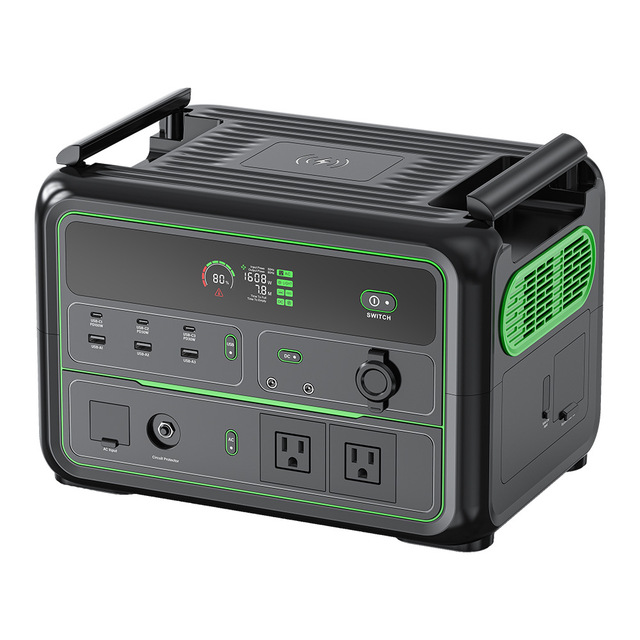Mobile Outdoor Camping 110V 220v 1000w 1200w 1kwh Rechargeable Lifepo4 Lithium Battery Portable Solar Power Station