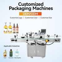 Aplicador de Etiquetas Automático Vertical para Botellas Redondas, para Botellas de Vidrio y Plástico de Condimentos y Cosméticos, Suministro de Fábrica