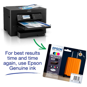 Impresora a color multifunción Epson WorkForce WF-7848/7840 A3+ inalámbrica con escáner, copiadora, fax, Ethernet, Wi-Fi Direct y ADF - Product Image 4