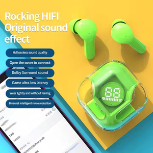 Mini Auriculares Inalámbricos Transparentes con Estuche de Cristal A15 Air37 air 37 31 Air31 Tm12 Tws para Juegos - Product Image 5