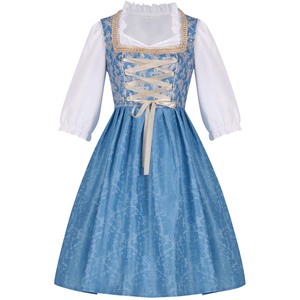 <span class=keywords><strong>Tenue</strong></span> de Serveuse Allemande Bavière <span class=keywords><strong>Oktoberfest</strong></span> pour Fête d'Halloween TRAD-006 - Product Image 3