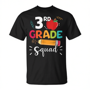 T-shirt pour étudiants et enseignants de la 3e année, retour à l'école - Product Image 2