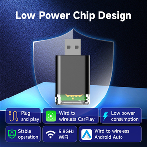 Adaptador Inalámbrico Carplay 2 en 1, Función Inalámbrica Carplay Ai Box Mini Smart Easyconnect, Dongle USB Car Play Box para Apple - Product Image 5