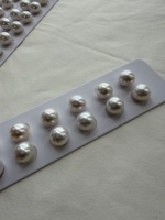 Perles rondes en vrac de culture d'eau douce naturelles Edison blanches de 10-11 mm, qualité 4A, couleur blanche, pour la fabrication de bijoux DIY (colliers)