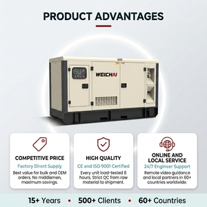 Soundproof Silent <b>Generator</b> 100 KW 110kw 125kva ByCummins 3 Phase 400V 50Hz for Office Hotel Restaurants Hospital ISO CE WP6D132 - Product Image 1