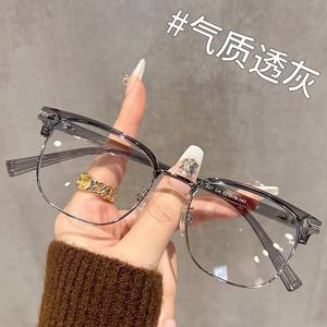 Nouvelles lunettes demi-cerclées pour femmes Tr 31135, monture moyenne, verres PC, forme quadrilatère, style professionnel élégant pour maquillage naturel - Product Image 5