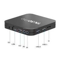 TV Box Android 15 TX30 Pro Económico 2025, Quad Core H265 4K con WiFi de Doble Banda, BT5.0 y Control Remoto por Voz