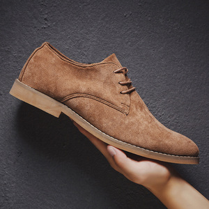 Chaussures en cuir pour hommes grandes tailles, confortables, décontractées, de sport, à lacets, bout rond, pour toutes les saisons, vente en gros et dropshipping - Product Image 1