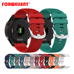 Forwelleny – Bracelet de rechange de montre intelligente de sport en caoutchouc Silicone pour <span class=keywords><strong>Garmin</strong></span>, 18mm, 20mm, 22mm - Product Image 1