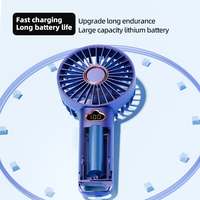 Mini ventilateur électrique USB avec écran LED, pliable, aromathérapie, cadeaux de bienvenue pour la maison et usage promotionnel