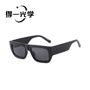 Square Sunglasses Black PC Frame UV400 Women Fashion <b>Eyewear</b> - Product Image 1