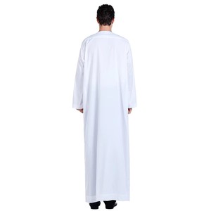Best-seller Abaya pour hommes, été et hiver, pour les fêtes, design éprouvé sur le marché, faible risque d'inventaire, Thobe classique, tissu respirant de qualité supérieure - Product Image 5