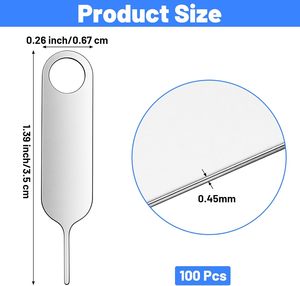 Éjecteur de carte SIM universel diversifié pour téléphone portable, facile à transporter - Product Image 6