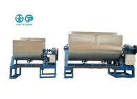 Mélangeur industriel de mélangeur de ruban horizontal matériel SUS304 pour faire la peinture en pierre pour la poudre et le quartz