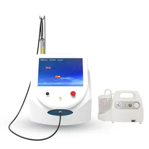 Xách tay chất lượng cao 2in1 980nm Laser Spider tĩnh mạch mạch mạch máu Máy tẩy lông đỏ mạch máu loại bỏ