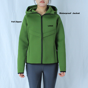 Veste d'équitation imperméable ARLAN pour femme, style moderne, matelassée, résistante aux intempéries, pour la compétition, avec des détails brillants - Product Image 1