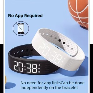 Reloj Deportivo Unisex con Alarma, Podómetro, Contador de Pasos, <span class=keywords><strong>Cronómetro</strong></span>, Luminoso e Inteligente - Product Image 2