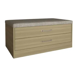 Best Western approved vendor upholstered two drawer luggage bench