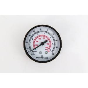 Bomba de aire de doble tubo con bomba de pie, 29,3x12,5 cm, portátil de aluminio para motocicleta y bicicleta eléctrica - Product Image 4