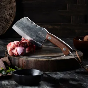 Grandsharp Trung Quốc Handmade Rèn Boning Knife Carbon Cao Thép Không Gỉ Bếp Đầu Bếp Dao Thịt Cleaver Gyuto Công Cụ Hàng Thịt