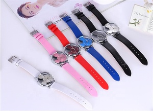 Montre à Quartz rose bon marché pour enfants, jolie montre de dessin animé pour enfants - Product Image 6