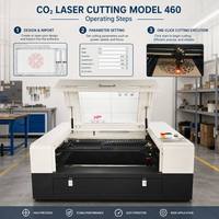 Machine de gravure laser CO2 haute précision 4060 avec rail coulissant interne pour le bois et l'acrylique