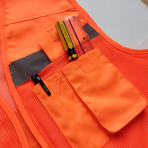 CITICITY Hi-Viz <b>Security</b> Construction Vest Reflective Polyester Jacket with Logo Customized Safety Uniform <b>Tape</b> - Product Image 5