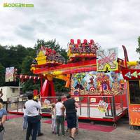 Manège à rotation 360 degrés sur remorque, équipement d'amusement personnalisé, manège à sensations fortes pour fête foraine, carnaval, CE ISO