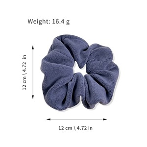 Scrunchie doux personnalisé avec logo, scrunchie en fourrure <span class=keywords><strong>Liberty</strong></span>, élégants élastiques à cheveux pour accessoires de cheveux femme - Product Image 5