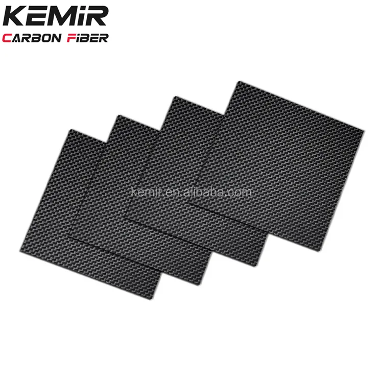OEM carbon fiber sheet plate with cnc cutting drilling, Thickness 0.3mm 1mm 2mm 3mm 4mm 5mm 6mm 7mm 8mm 9mm