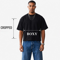T-shirt en coton surdimensionné personnalisé pour hommes, taille US, vente en gros, prix bas, haute qualité, coupe courte et carrée, vêtements pour hommes