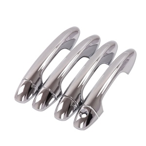 WZXD Exterior Accessories CHROME <b>DOOR</b> HANDLE COVER <b>TRIM</b> for 2015 for 2016 2018 for 2019 - Product Image 1