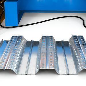 Hydraulische Motorpumpen-Getriebe-Bodenbelag-Rollformmaschine Metallblech-Flutenformungsanlage für Bodenplattenproduktion - Product Image 6